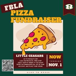 FBLA pizza fundraiser